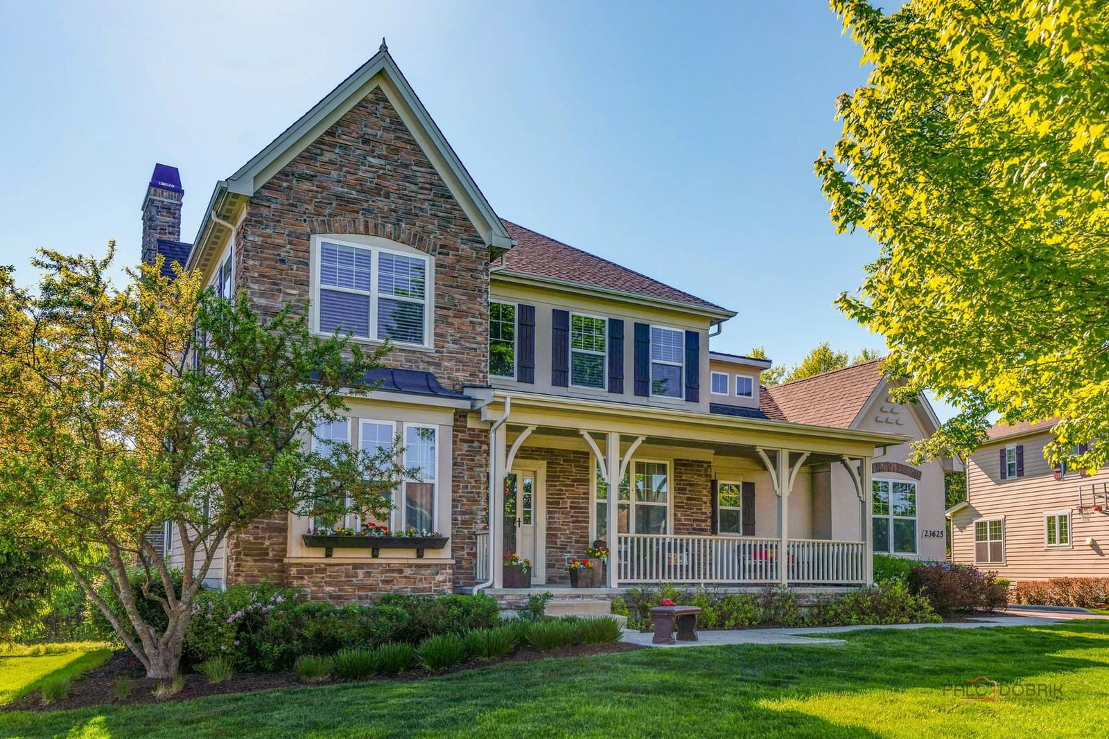 23625 N SANCTUARY CLUB Drive, Kildeer, IL 60047 — exterior view