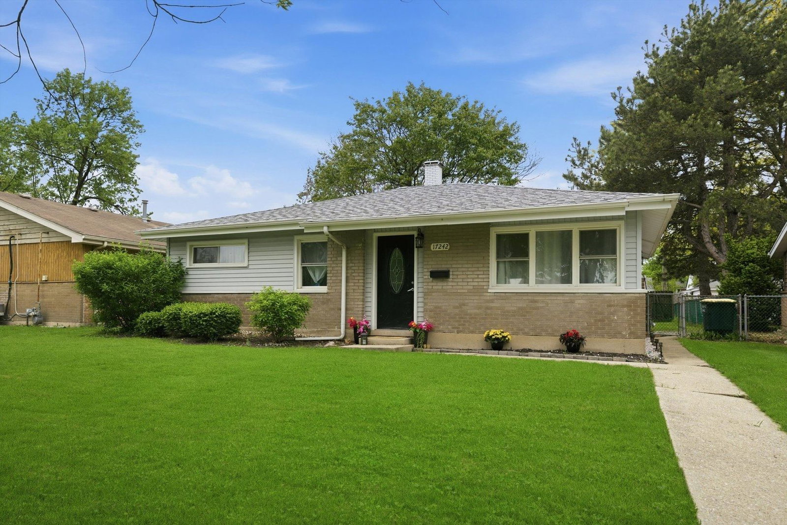 17242 Community Street, Lansing, IL 60438 — exterior view