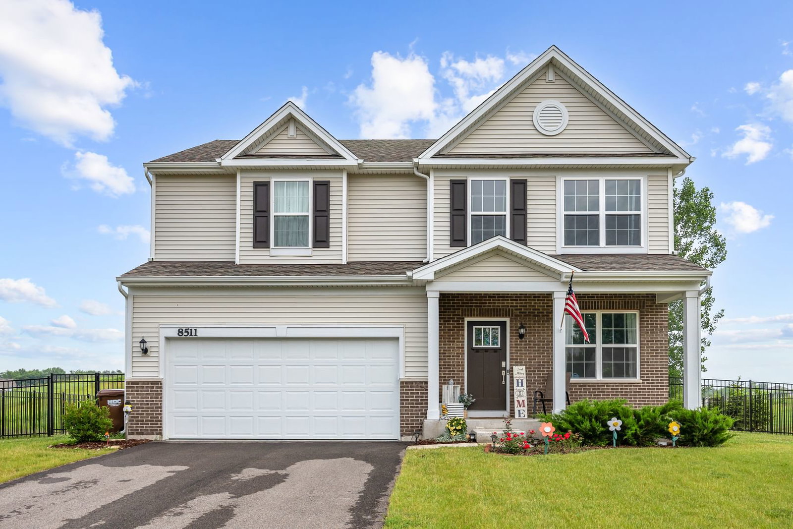 8511 White Oaks Court, Wonder Lake, IL 60097 — exterior view