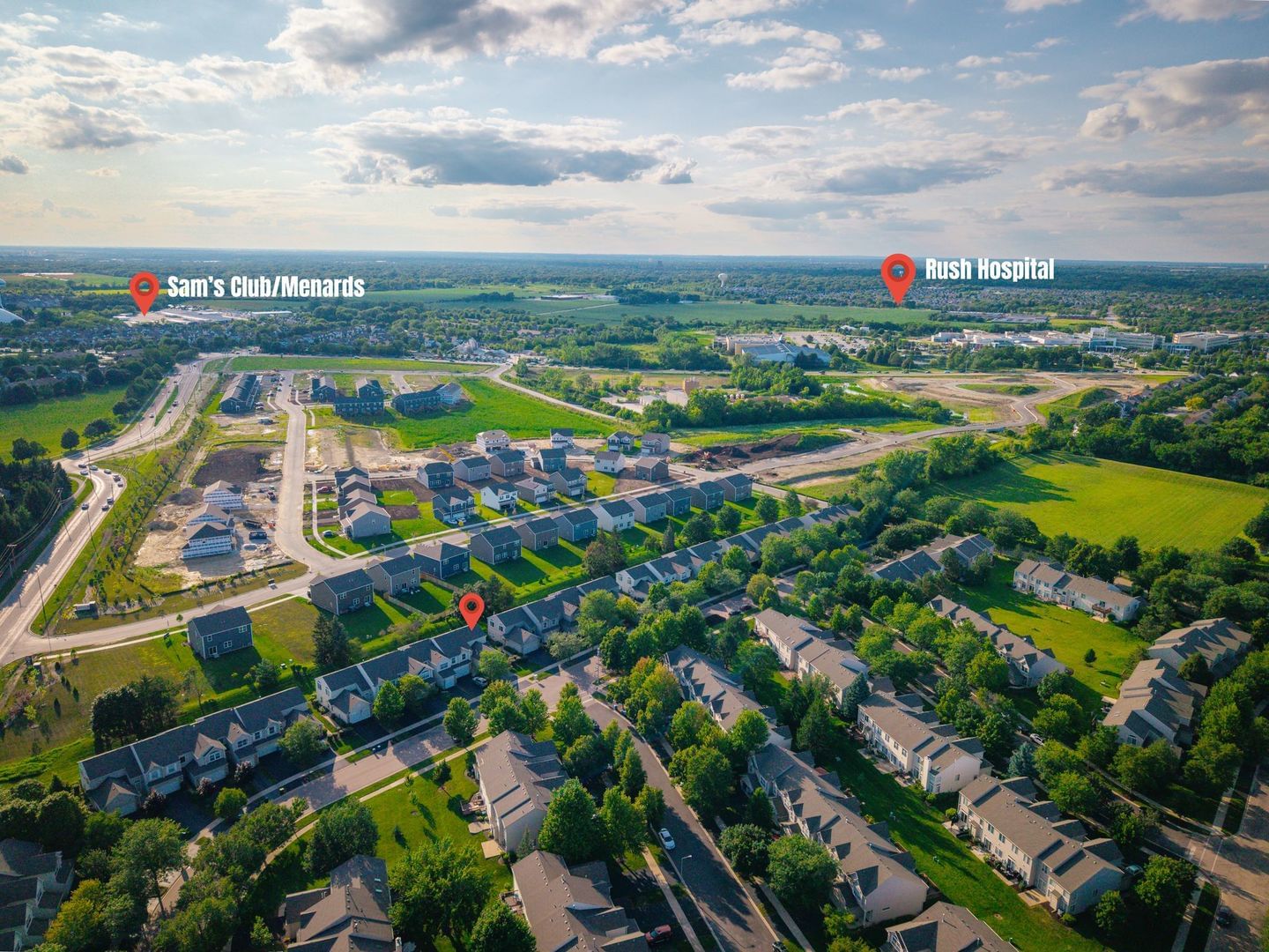 1909 Misty Ridge Lane #1909, Aurora, IL 60503 — kitchen view