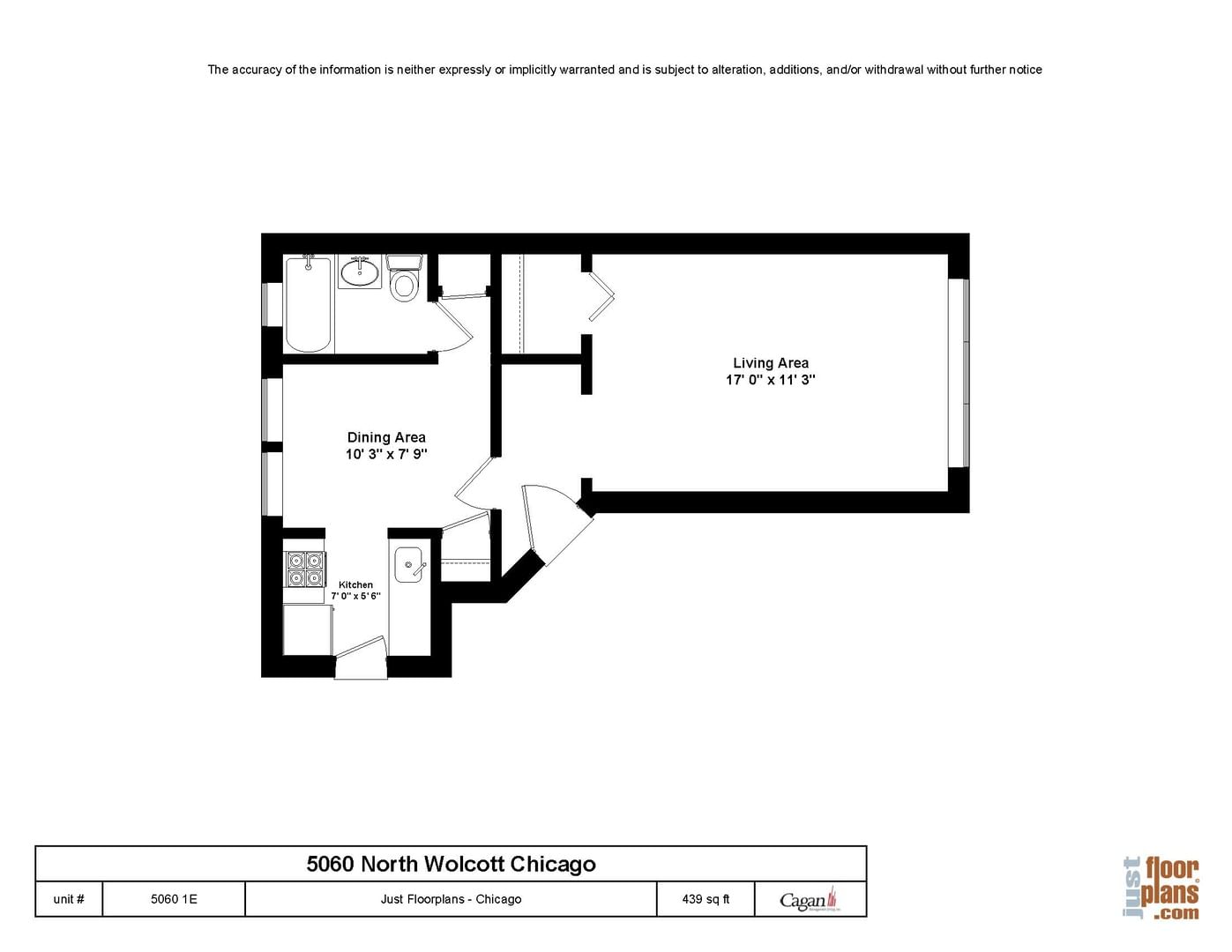 5060 N Wolcott Avenue #E1, Chicago, IL 60640 — exterior view