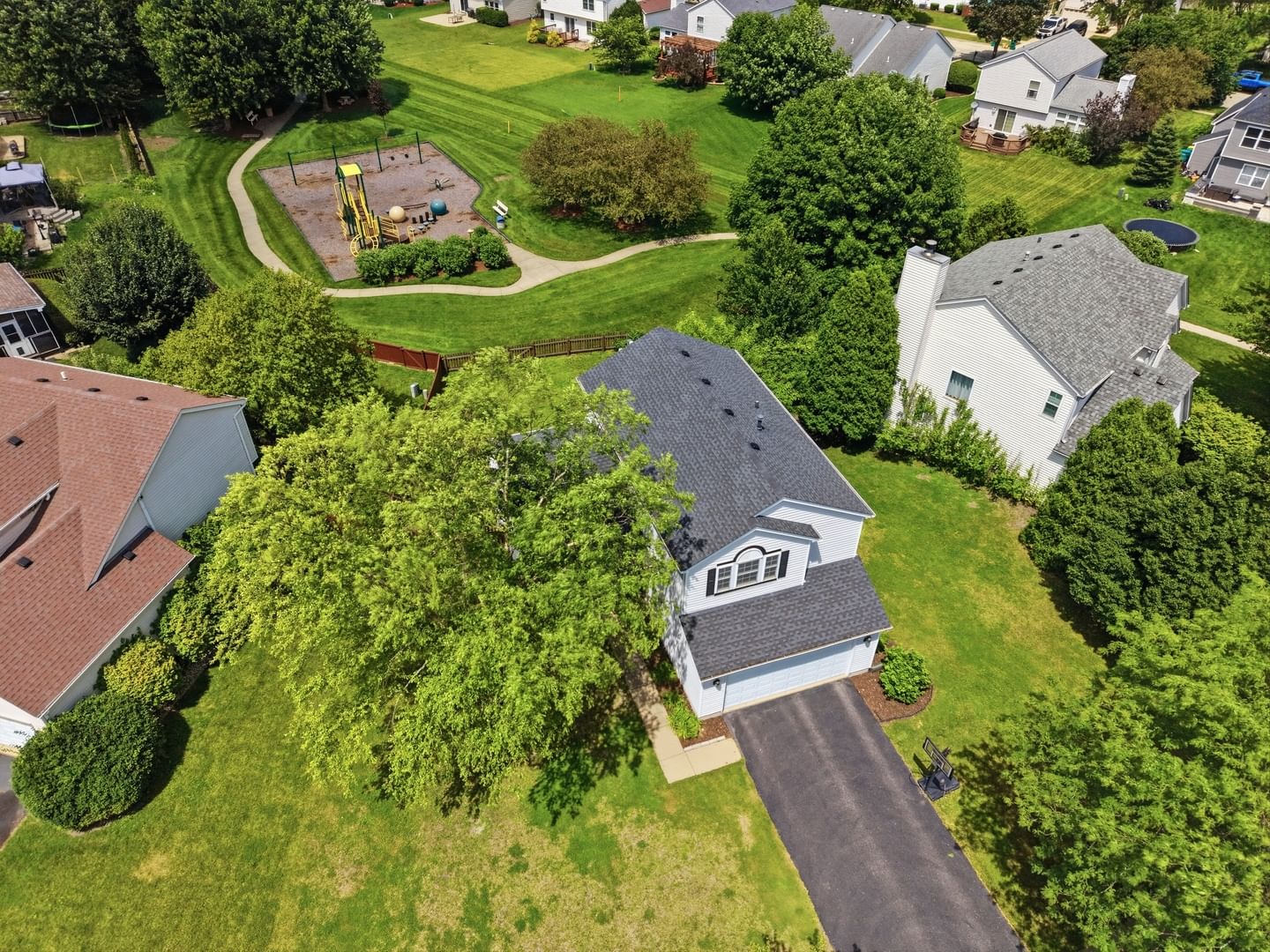 2054 Winding Lakes Drive, Plainfield, IL 60586 — exterior view