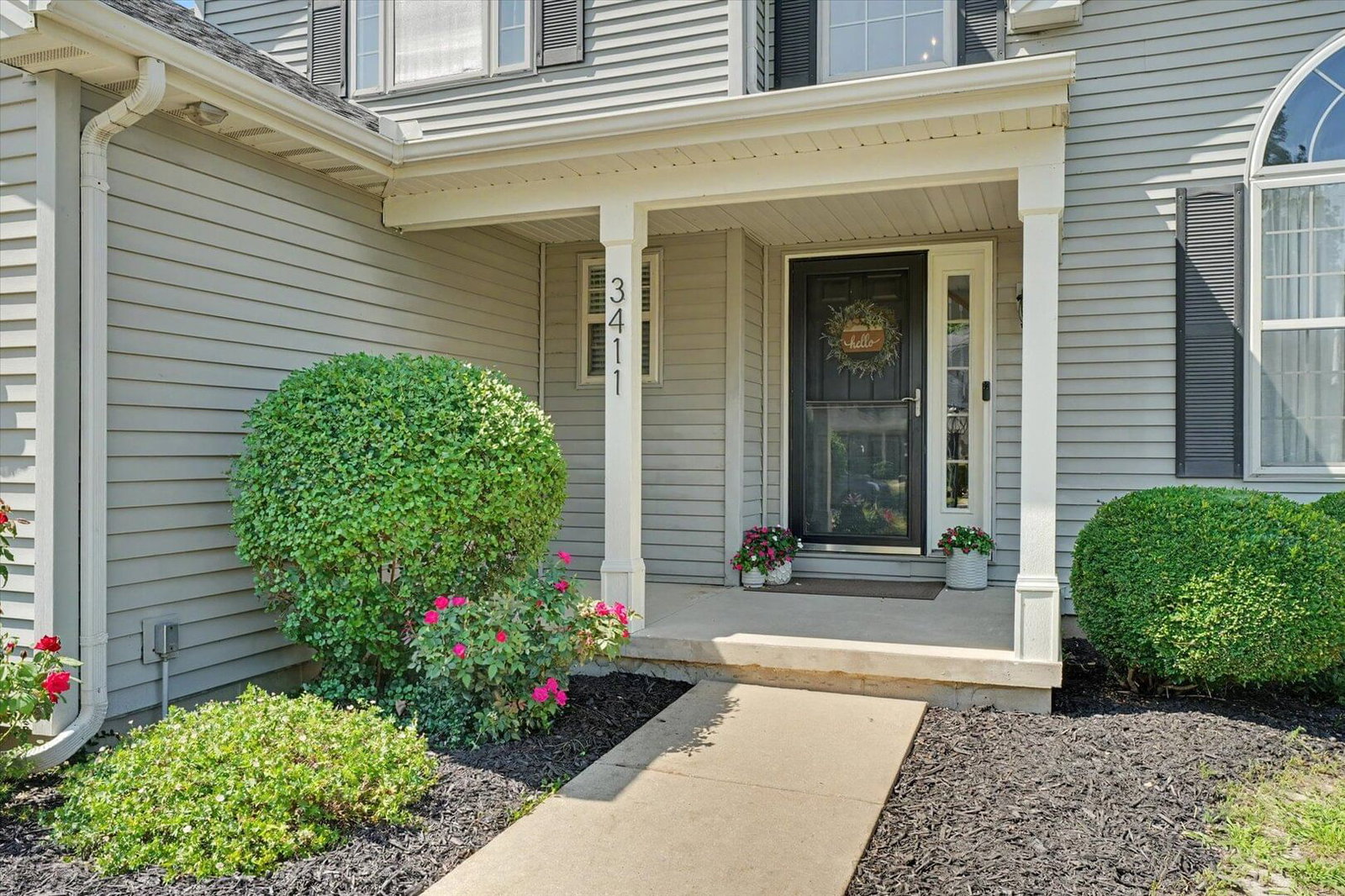 3411 WATERVILLE Court, Champaign, IL 61822 — exterior view
