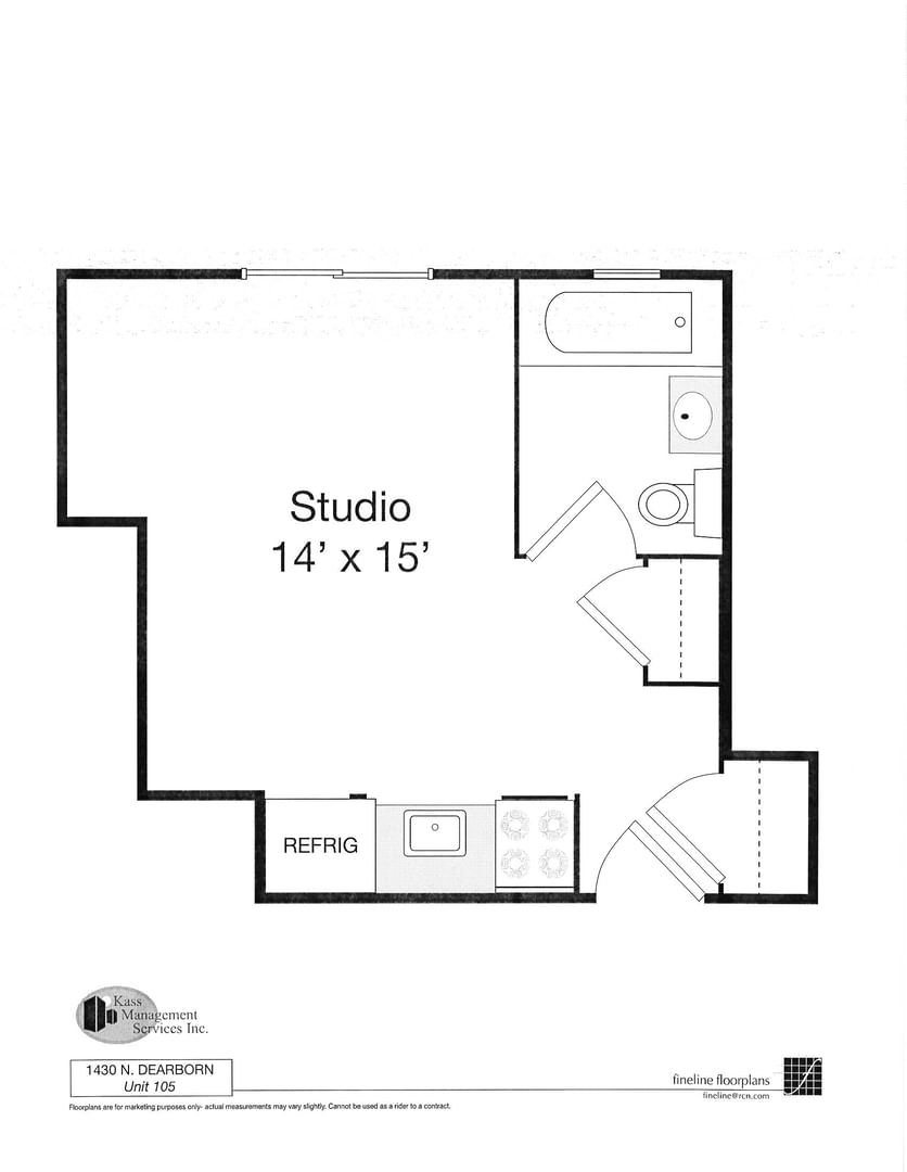 1430 N Dearborn Parkway #105, Chicago, IL 60610 — exterior view