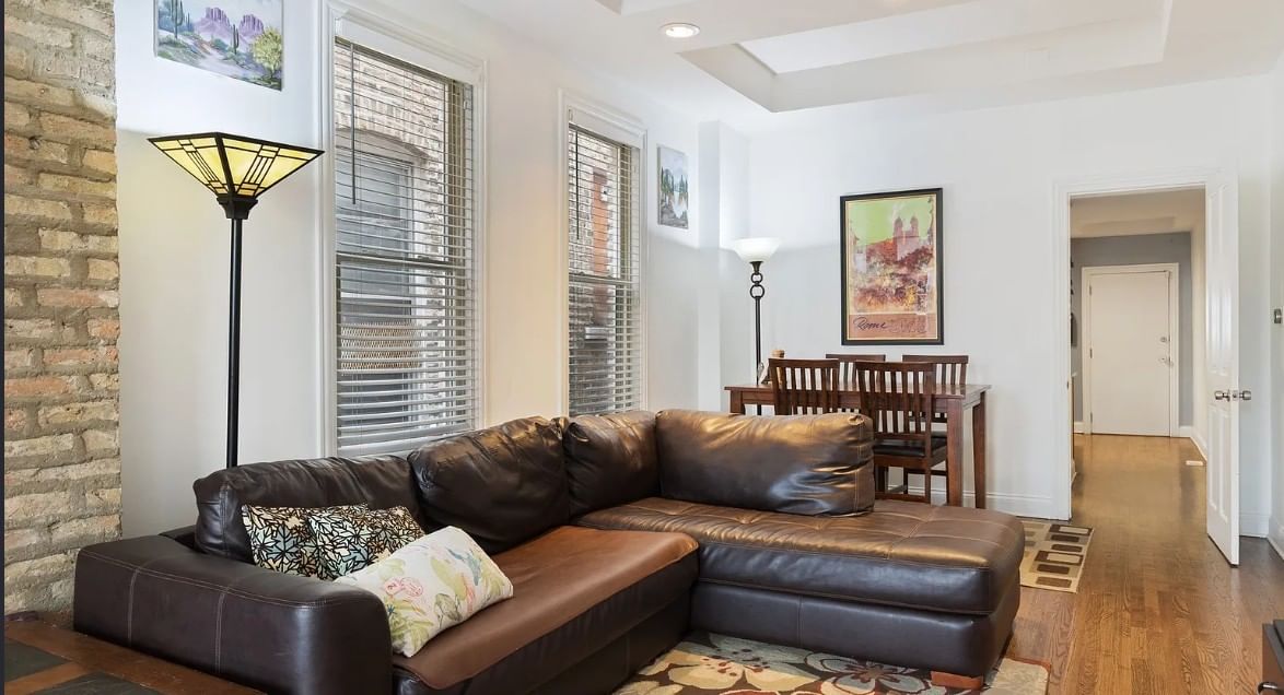 1350 N Bell Avenue #1, Chicago, IL 60622 — living view