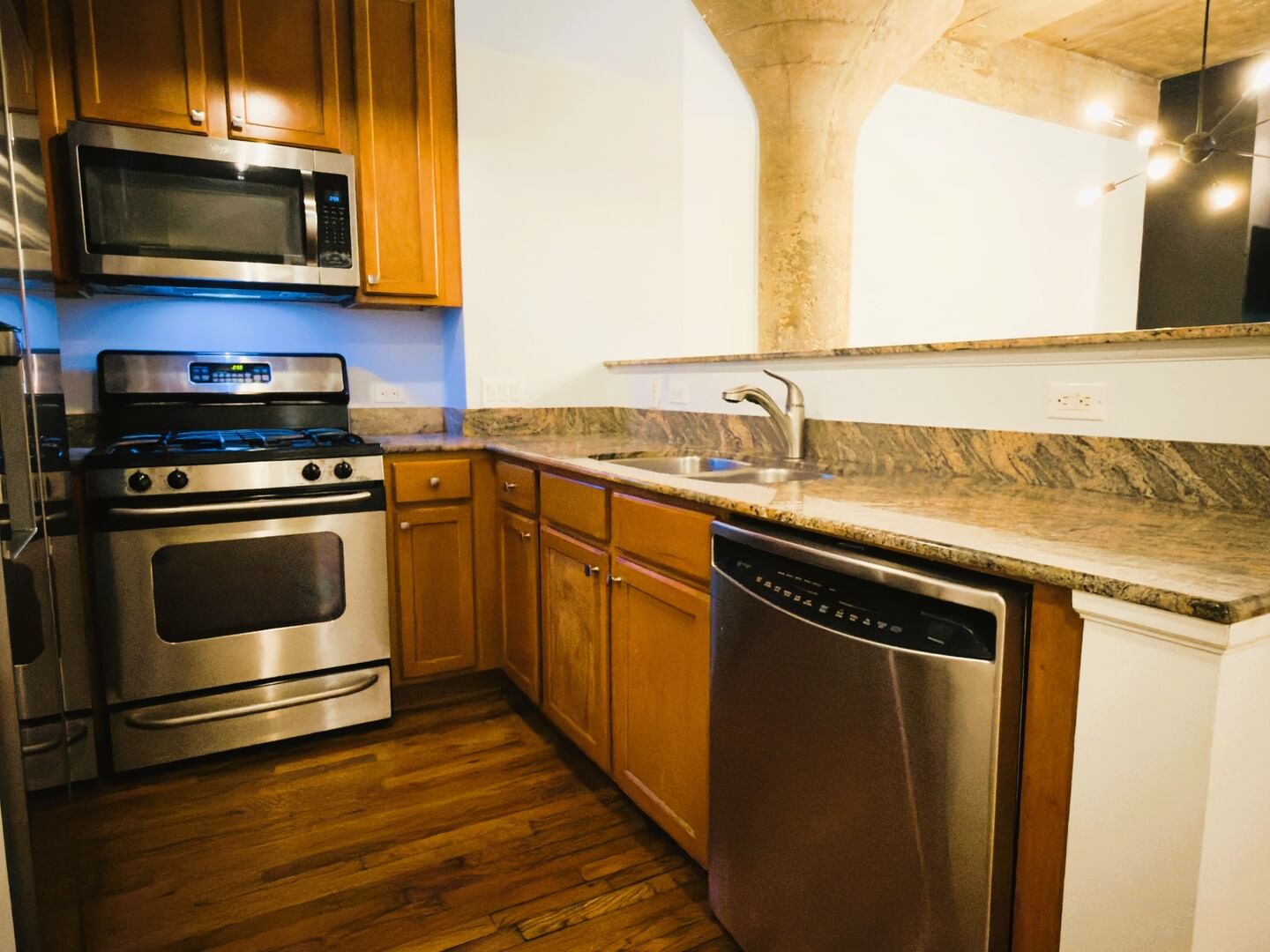 1070 W 15th Street #204, Chicago, IL 60608 — kitchen view