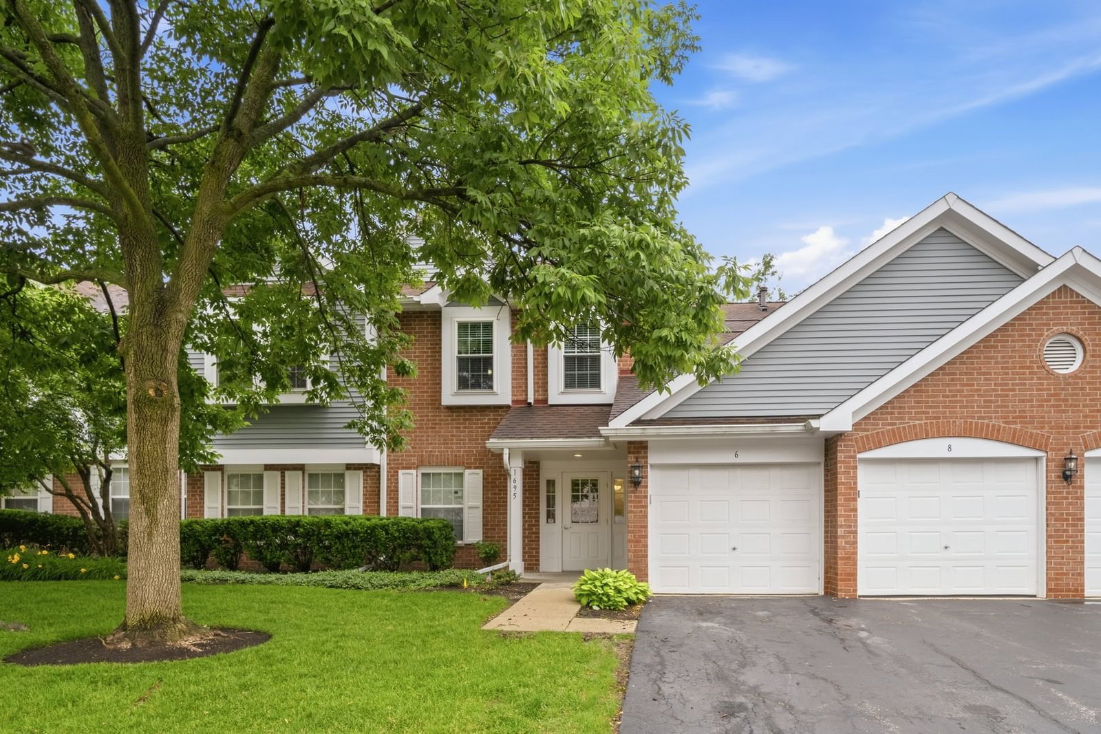 1695 Mansfield Court #6, Roselle, IL 60172 — exterior view