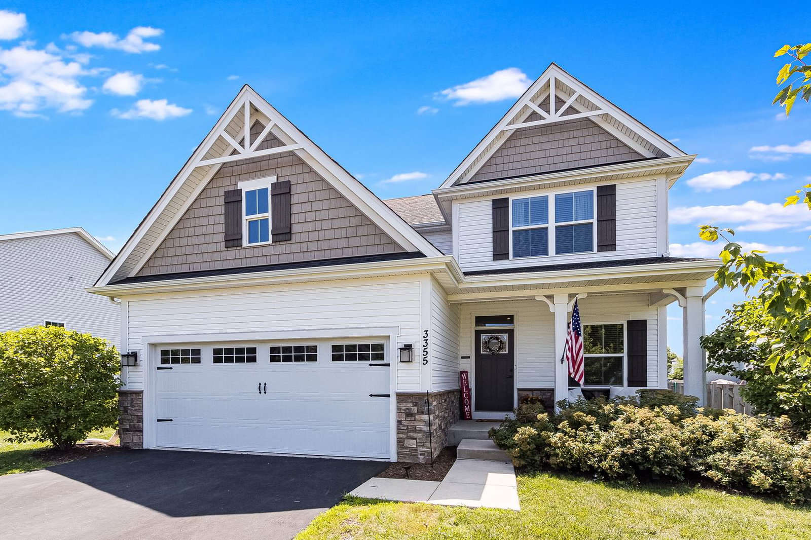 3355 Big Bend Drive, Montgomery, IL 60538 — exterior view