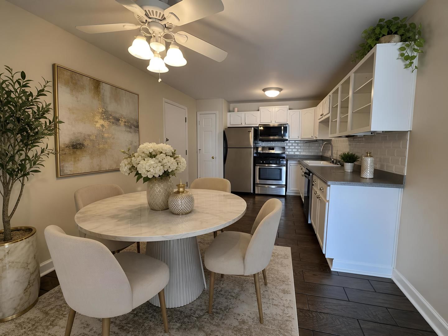 355 Bluff Avenue #3D, La Grange, IL 60525 — kitchen view