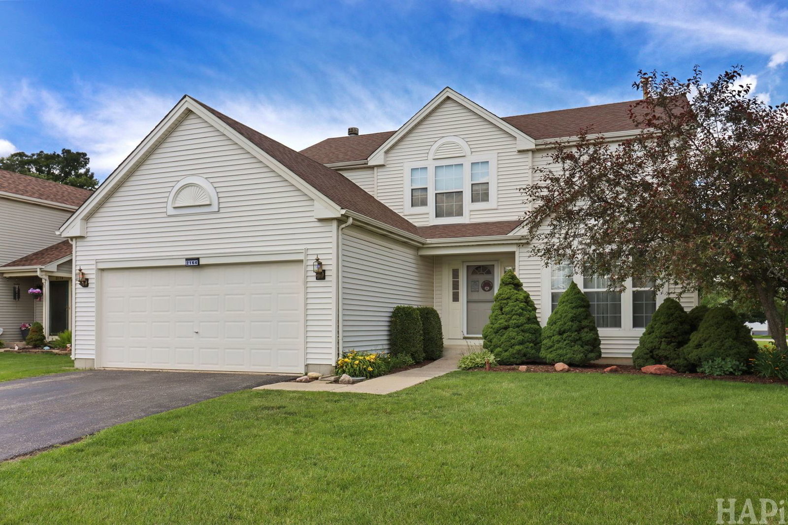 2164 W Waterford Court, Round Lake, IL 60073 — exterior view