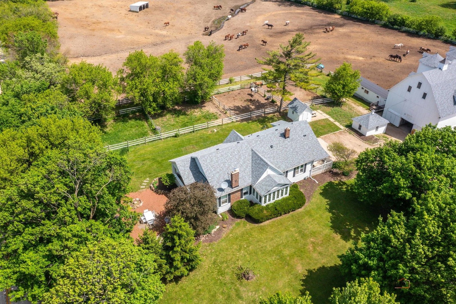 41955 N Mill Creek Road, Wadsworth, IL 60083 — exterior view