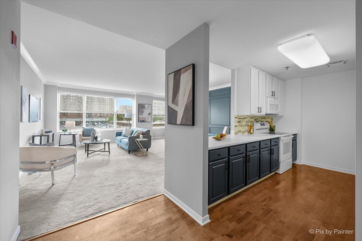 77 S Evergreen Avenue #206, Arlington Heights, IL 60005 — kitchen view