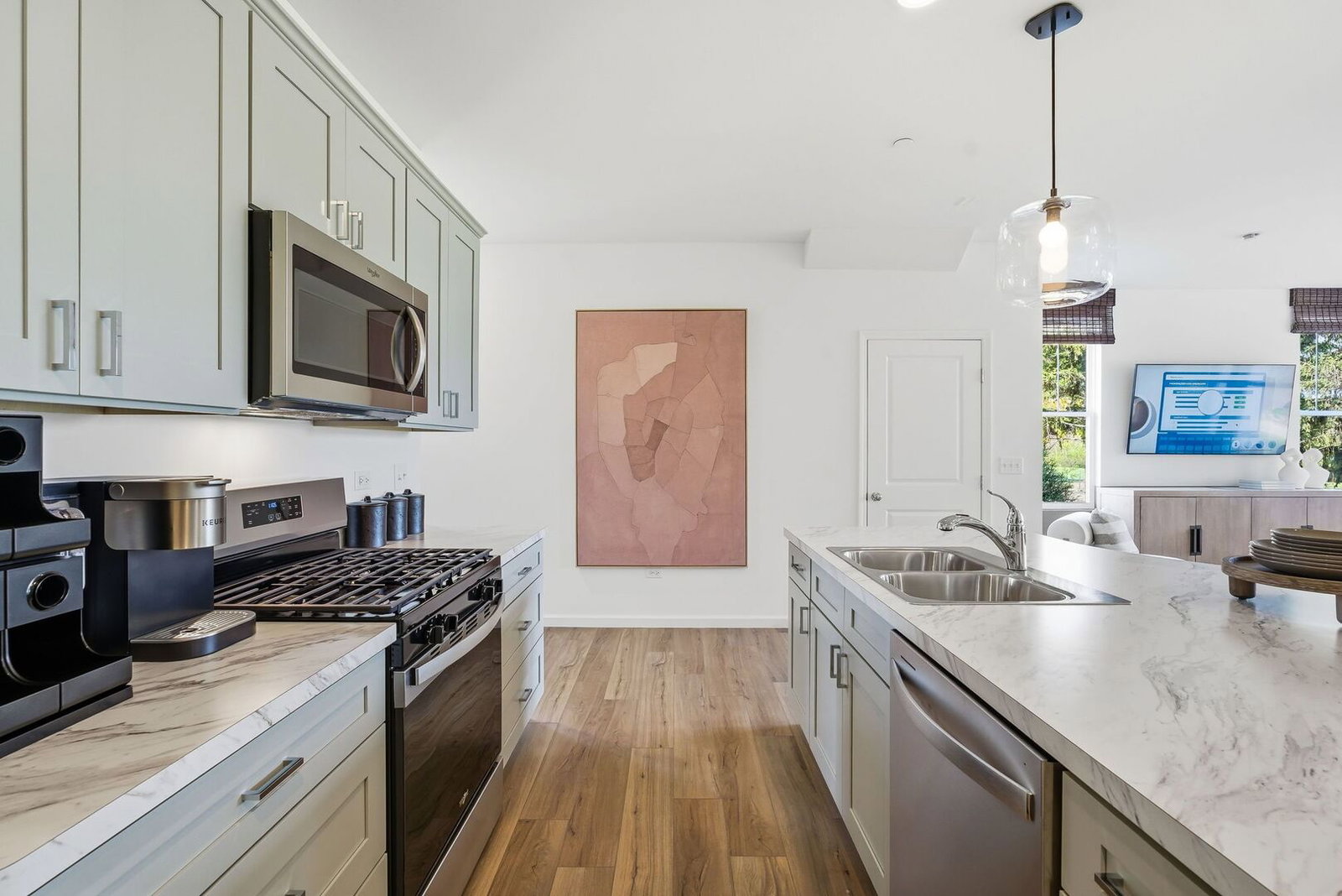 2046 Palmer Court #5002, Hoffman Estates, IL 60169 — kitchen view