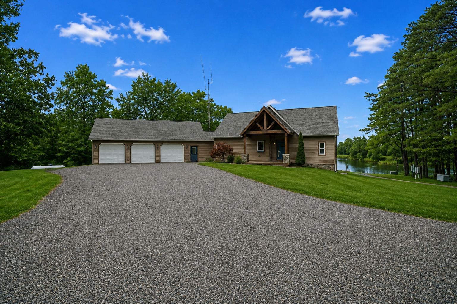 1115 HILLTOP Lane, Simpson, IL 62985 — exterior view