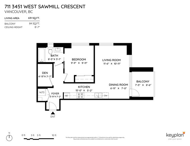 711 - 3451 Sawmill Crescent