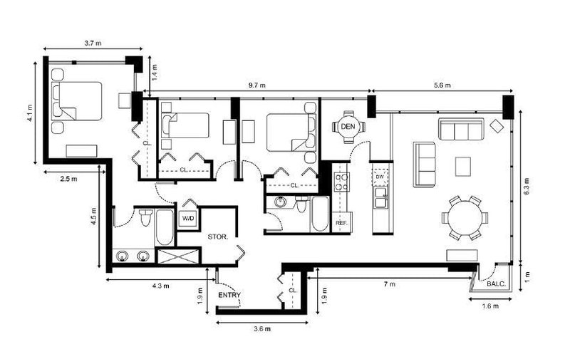 1906 - 1228 Marinaside Crescent, Vancouver, V6Z 2W4 | Image 2