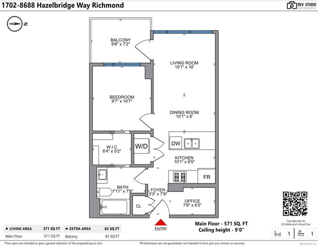 1702 - 8688 Hazelbridge Way