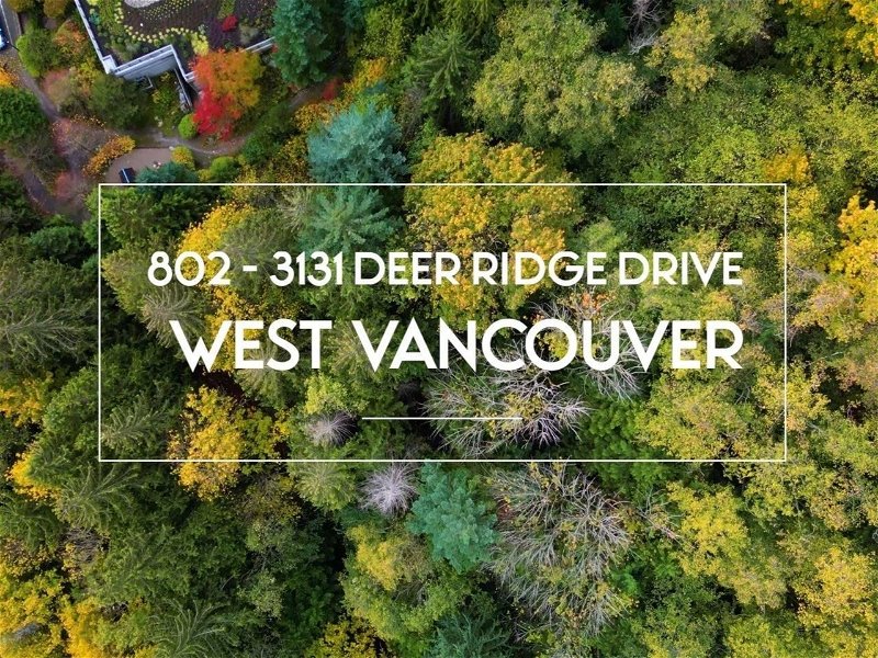 3131 Deer Ridge Drive #802, West Vancouver, British Columbia (MLS R2877906)