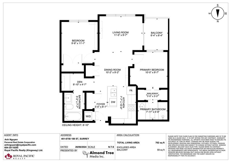 6758 188 Street #461, Surrey, British Columbia (MLS R2922989)