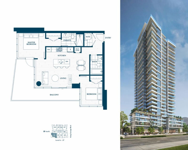 9675 King George Boulevard #1002, Surrey, British Columbia (MLS R2932713)