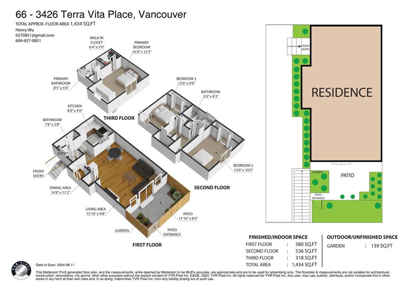 3426 Terra Vita Place #66, Vancouver, British Columbia (MLS R2934401)