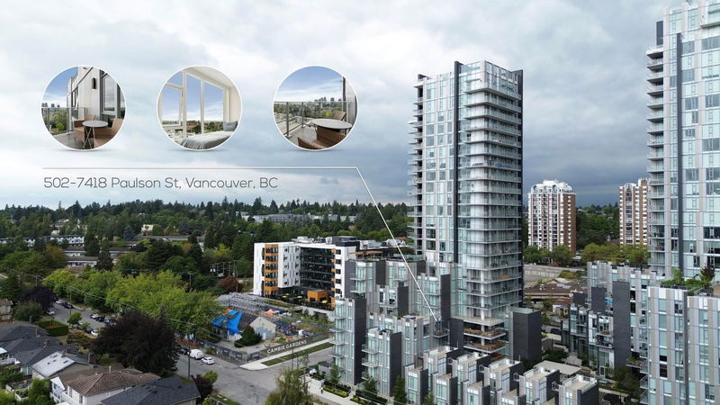 7418 Paulson Street #502, Vancouver, British Columbia (MLS R2935952)