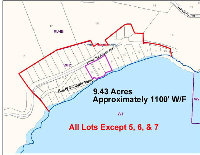 37 Lots Witherby Beach Road
