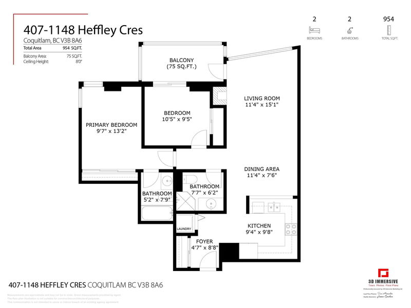 1148 Heffley Crescent #407, Coquitlam, British Columbia
