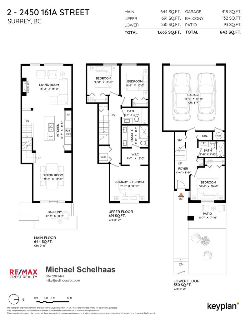 2450 161a Street #2, Surrey, British Columbia