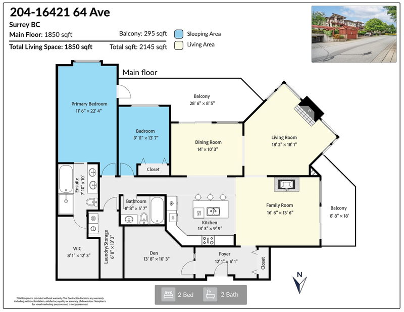 204 - 16421 64 Avenue, Surrey, V3S 6V7 | Image 2