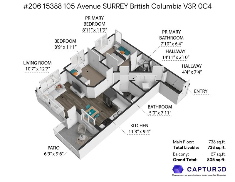 206 - 15388 105 Avenue, Surrey, V3R 0C4 | Image 2