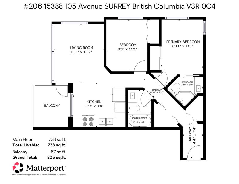 206 - 15388 105 Avenue, Surrey, V3R 0C4 | Image 3