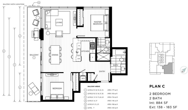 1307 - 823 Carnarvon Street, New Westminster, V3M 0N5 | Image 2