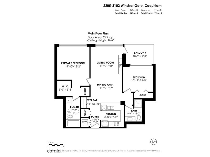 2205 - 3102 Windsor Gate, Coquitlam, V3B 0J3 | Image 2