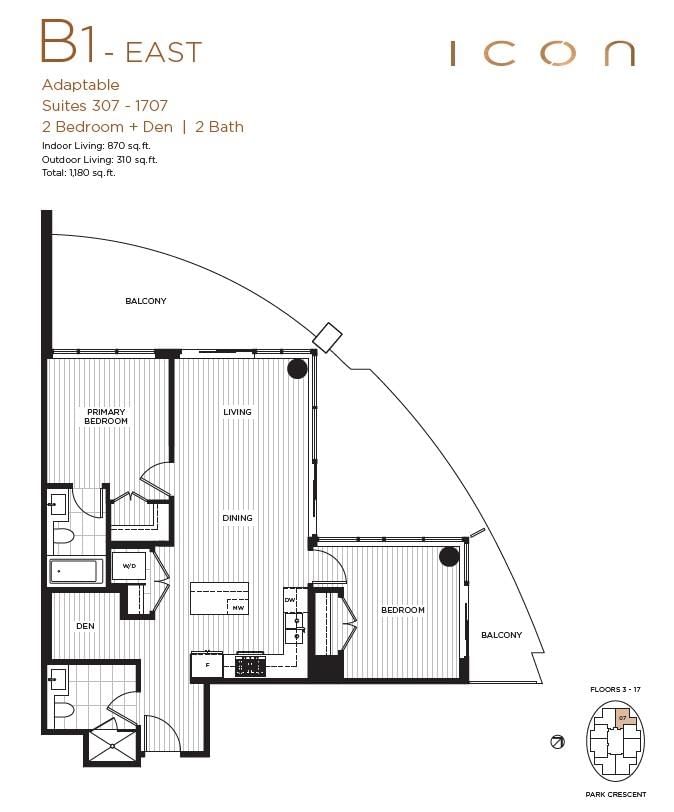 1707 - 7728 Park Crescent, Burnaby, V3N 0J8 | Image 2