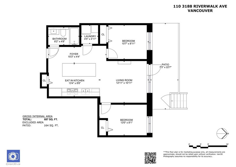 110 - 3188 Riverwalk Avenue, Vancouver, V5S 4N4 | Image 2