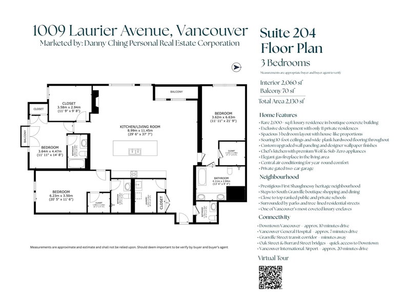 204 - 1009 Laurier Avenue, Vancouver, V6H 1Y2 | Image 2