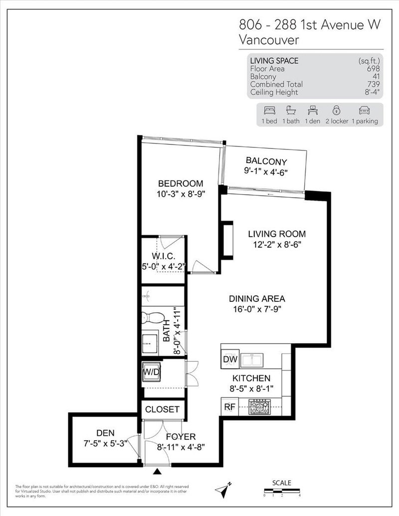 806 - 288 1st Avenue, Vancouver, V5Y 0E9 | Image 3