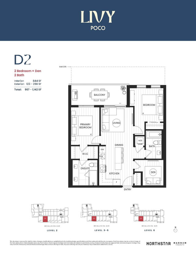 305 - 2245 Mcallister Avenue