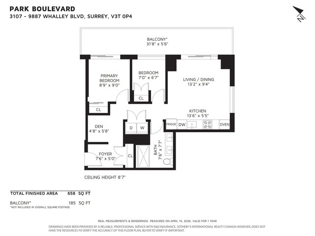 3107 - 9887 Whalley Boulevard