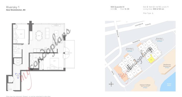 1905 - 908 Quayside Drive