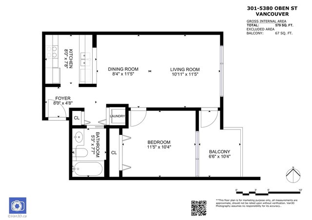 301 - 5380 Oben Street