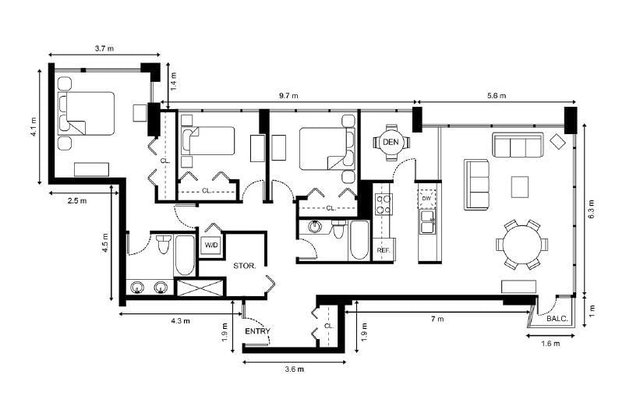 1906 - 1228 Marinaside Crescent