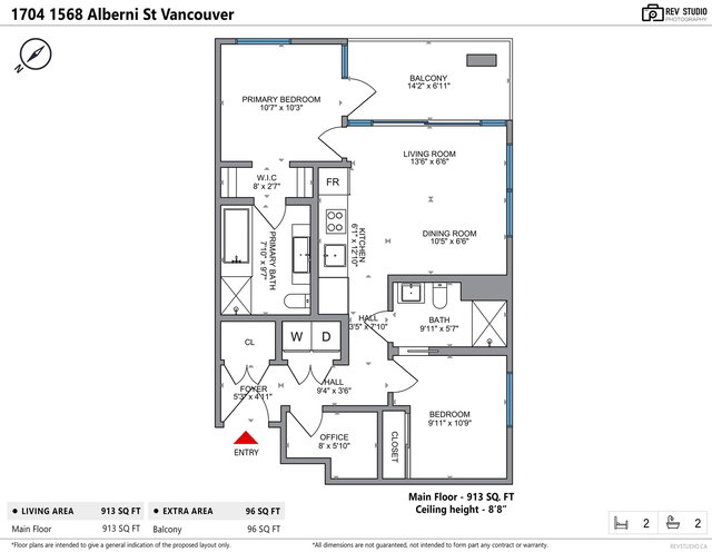 1704 - 1568 Alberni Street