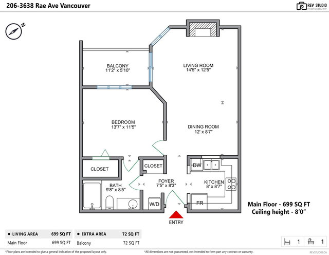 206 - 3638 Rae Avenue