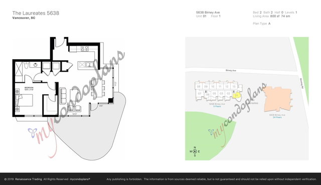 110 - 5638 Birney Avenue