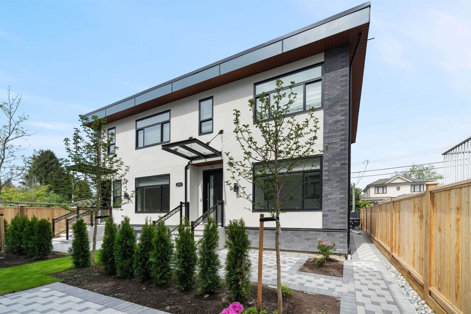 3 bedroom Half Duplex exterior view at 2559 King Edward Avenue, Arbutus - 1140 sq ft property built in 2026