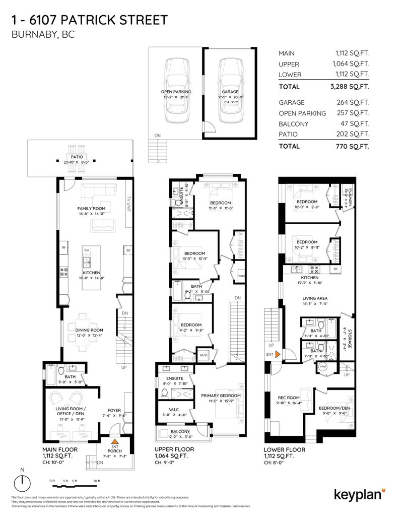 1 - 6107 Patrick Street