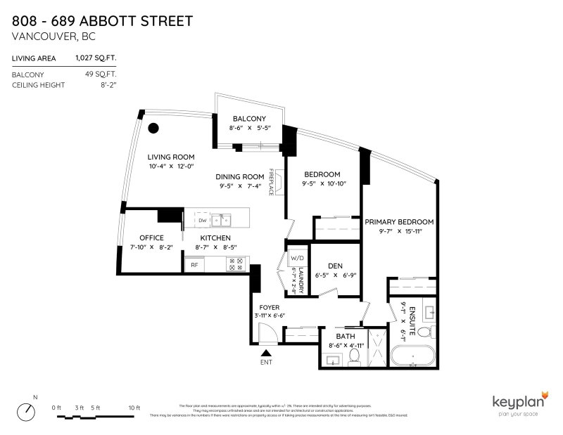 808 - 689 Abbott Street