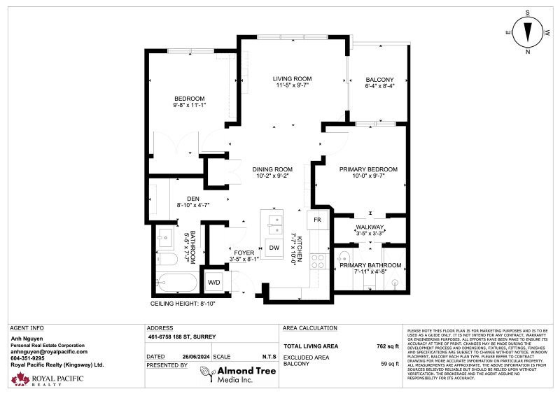 6758 188 Street #461, Surrey, British Columbia